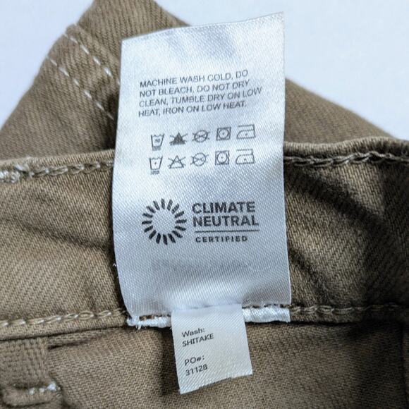 Reformation Alyssa Wide Leg 26 Brown Sustainable Denim '70s Boho Aesthetic - Picture 9 of 10